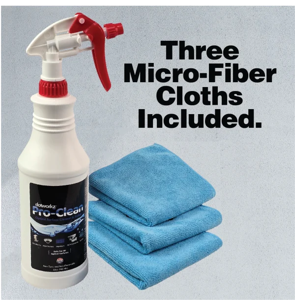 Free Micro-Fiber Clothes Included