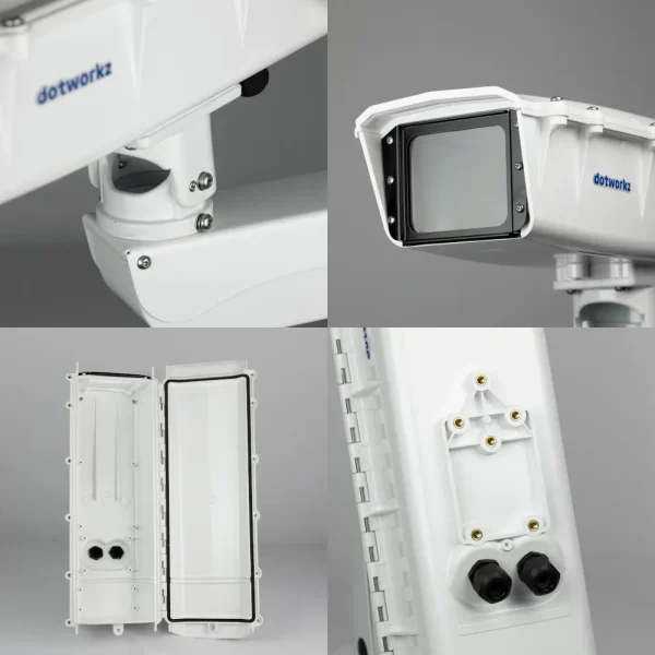 S-Type Base - Static / Fixed Security Camera Housing