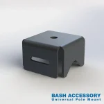 B.A.S.H. Security Camera Housing Pole Mount