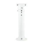 Security Camera Housing Extendable Tubular Mount with Stainless Steel Pan Tilt Knuckle