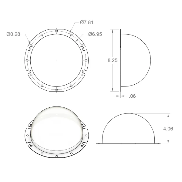D-Series Standard Dome Lens