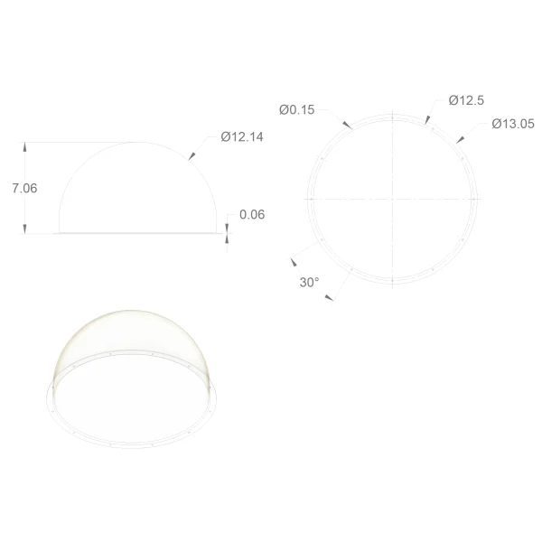HD12 DOME LENS