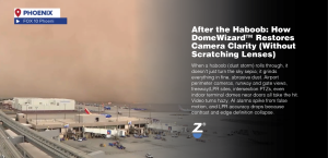 After the Haboob: How DomeWizard™ Restores Camera Clarity (Without Scratching Lenses)
