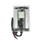 Security Camera Housing - 12V Outdoor Power Pack Pole Mount Kit