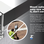 5G Carriers take notice - The NEW Z-Bracket clamps down on labor costs for commercial installs