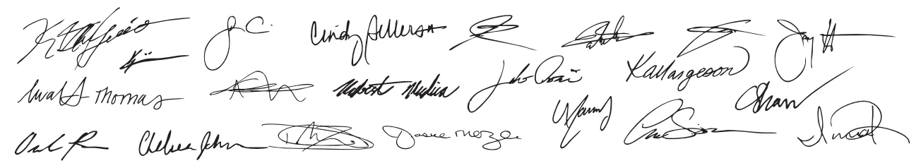 Welcome to the family signature