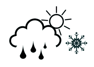 Icon Sun Rain Snow